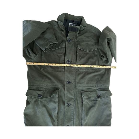 G-STAR Raw Falco Field Jacket Canvas Zip Up Military Style Men's Sz XXL Green - Picture 6 of 13